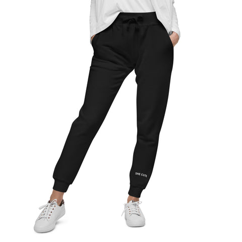 She Cute fleece sweatpants