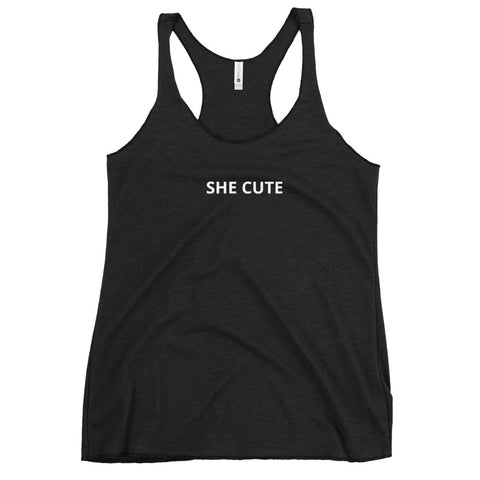 She Cute Women's Racerback Tank